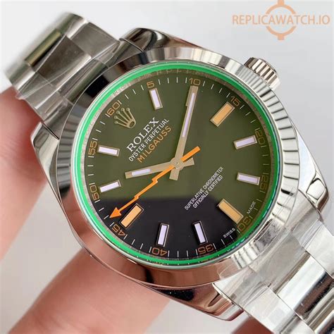 rolex milgauss replica swiss|rolex milgauss 40mm.